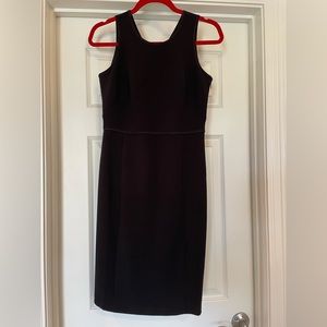 Ann Taylor Black sleeveless dress, size 2 petite, tailored fit.
